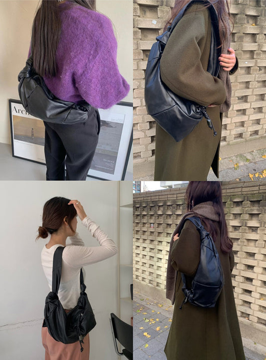 【WE ARE】Korea Archivepke purchasing large capacity shoulder crossbody dumpling bag OVBAX25007