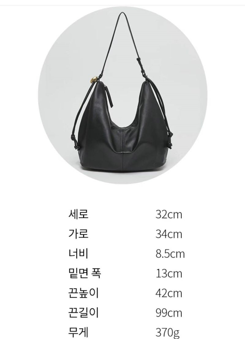 【WE ARE】Korea Archivepke Large Bridge Bag Sheepskin Dumpling Bag OVBAX25005