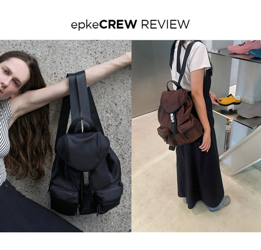 【WE ARE】Korea Archivepke clip rusksack nylon backpack OVBBX24602