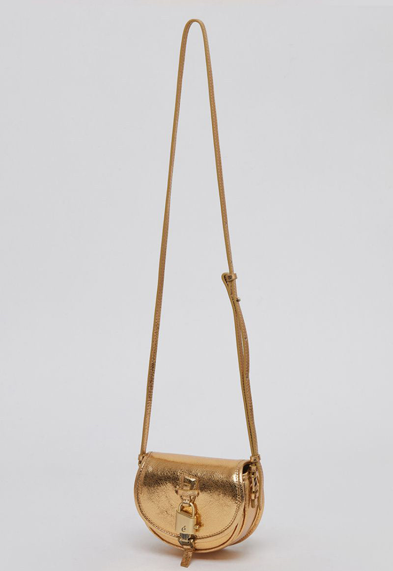 【WE ARE】Korea Archivepke Luv lock mini lock mini messenger bag OVBRX24502