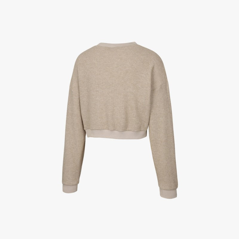 Limited-time discount: 【WE ARE】Korea Diadora Knitted University T-shirt/Sweatshirt D4422TRL71