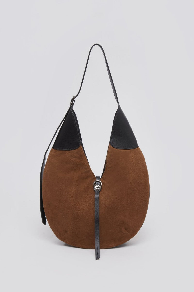 【WE ARE】Korea Archivepke Luv hole hobo suede armpit bag OVBAX24527/OVBAX24528
