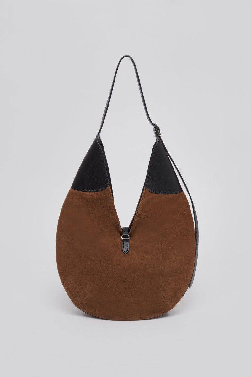 【WE ARE】Korea Archivepke Luv hole hobo suede armpit bag OVBAX24527/OVBAX24528