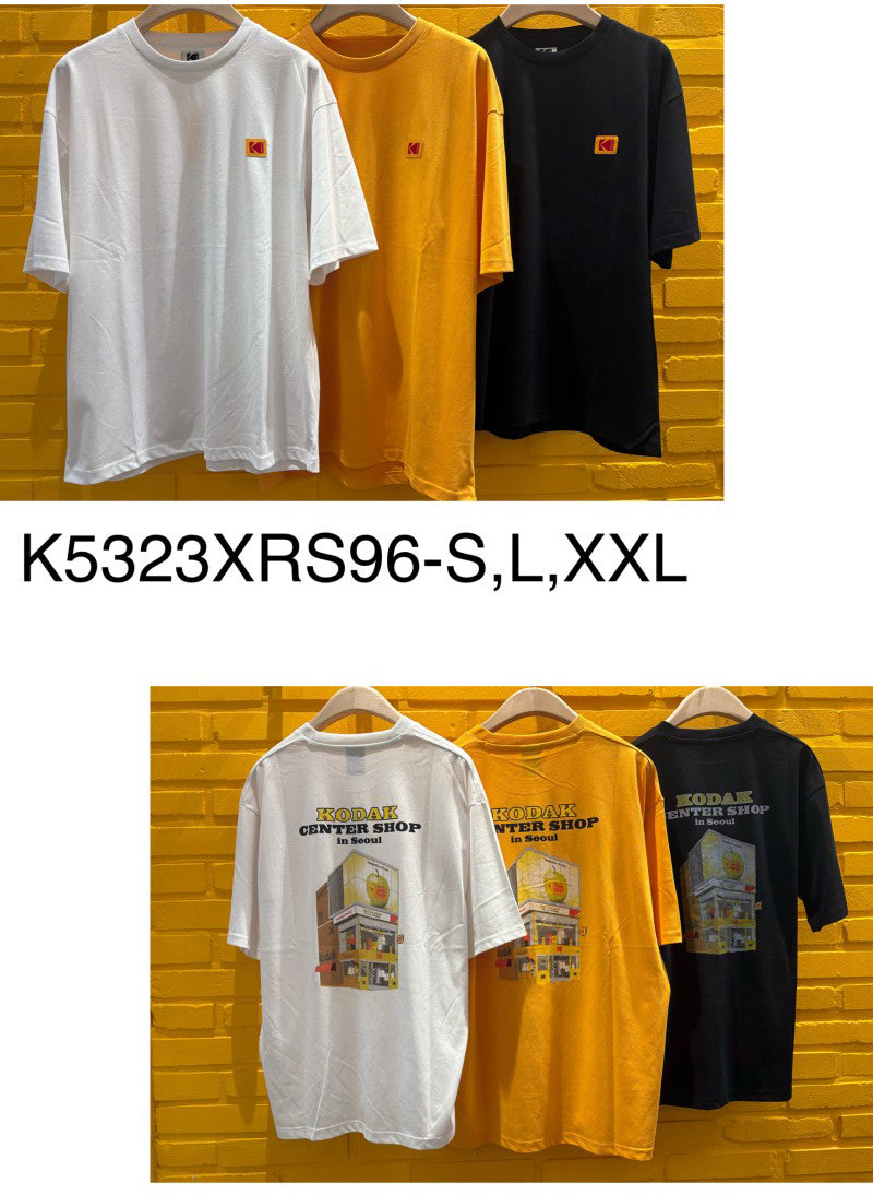 【WE ARE】韓國KODAK柯達 center shop短袖T恤 K5323XRS96