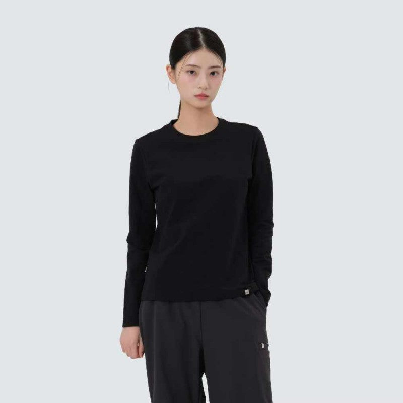 女款【WE ARE】韓國snow peak雪峰 圓領素面發熱衣 S25FWFTL25