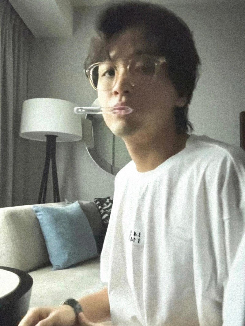 Lee Kai-chan's same style ANDY【WE ARE】Korea BLUE ELEPHANT anti-blue light glasses