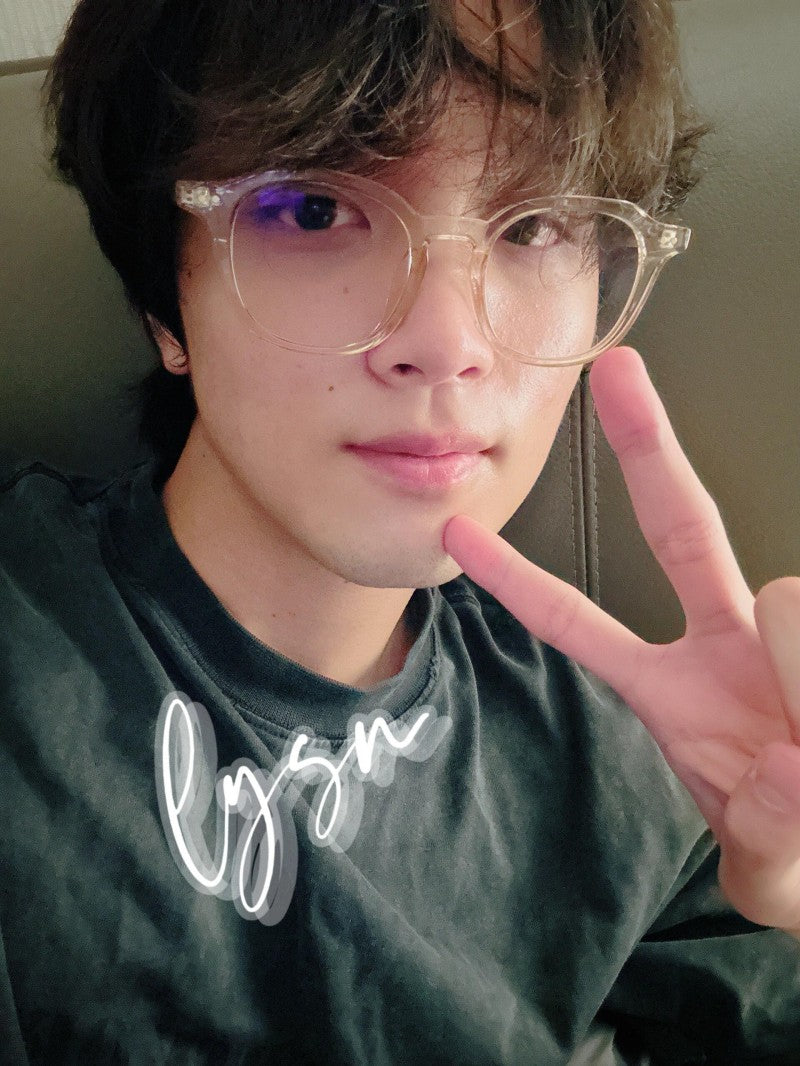 Lee Kai-chan's same style ANDY【WE ARE】Korea BLUE ELEPHANT anti-blue light glasses