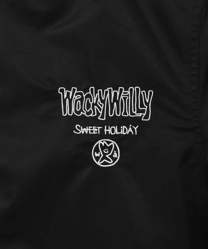 【WE ARE】Korean wacky Willy baseball jacket WA2501JK12