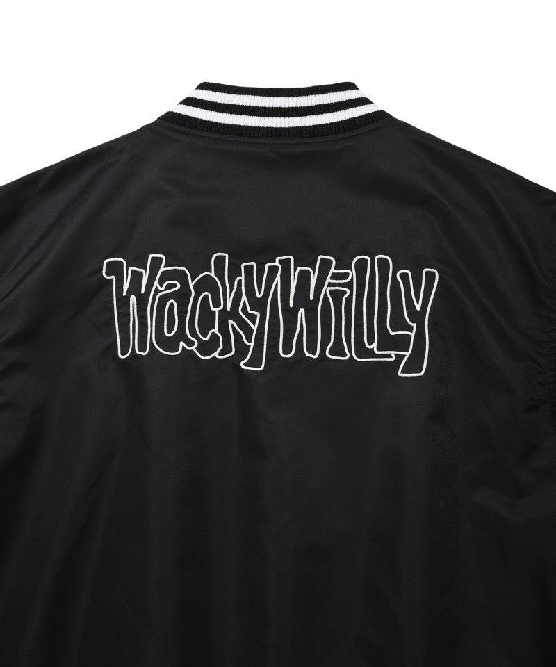 【WE ARE】Korean wacky Willy baseball jacket WA2501JK12