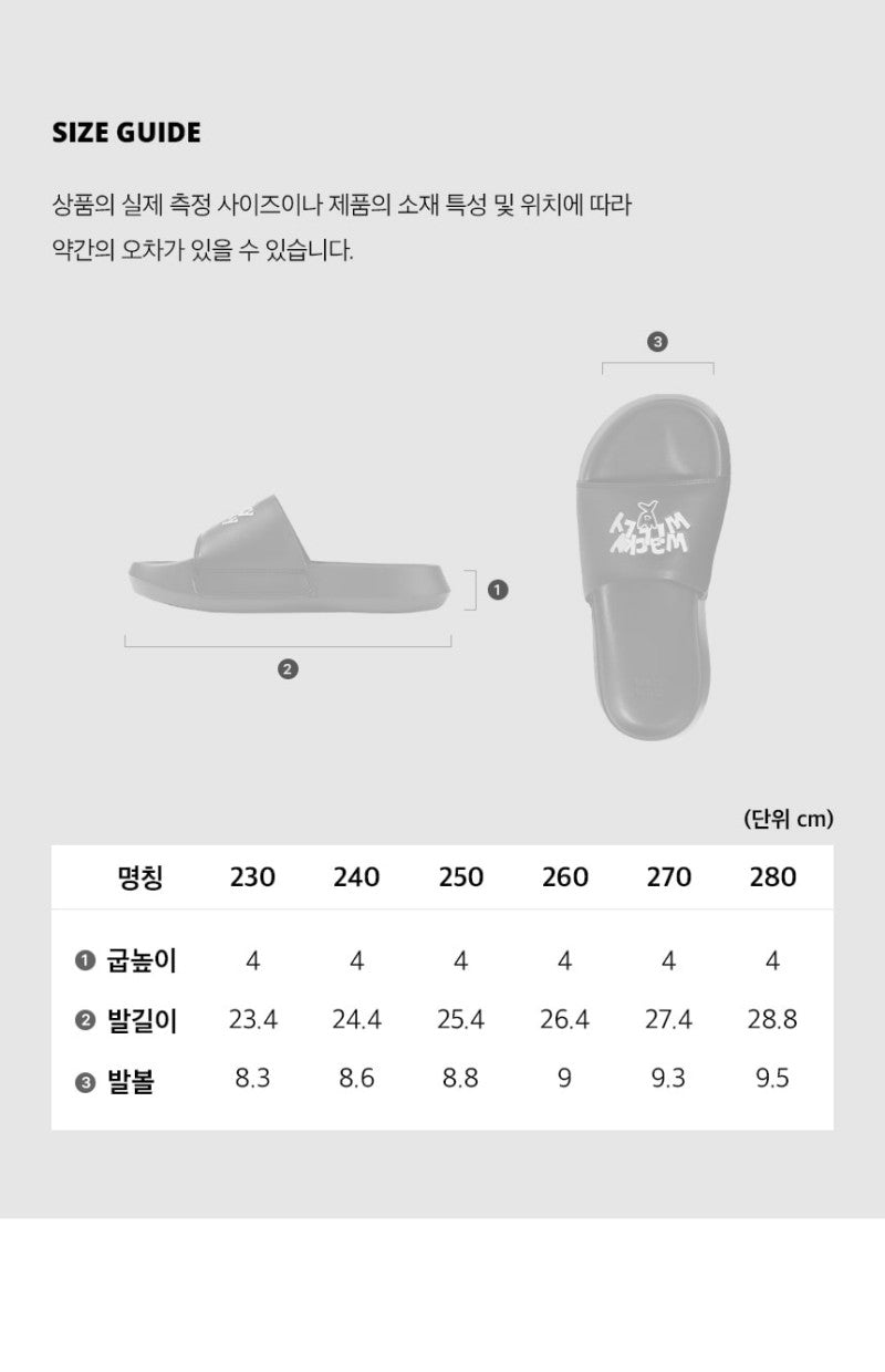 【WE ARE】Korea wacky Willy slippers WA2501SE01