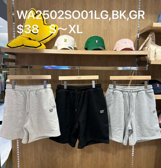 【WE ARE】韓國wacky Willy 五分棉褲 WA2502SO01