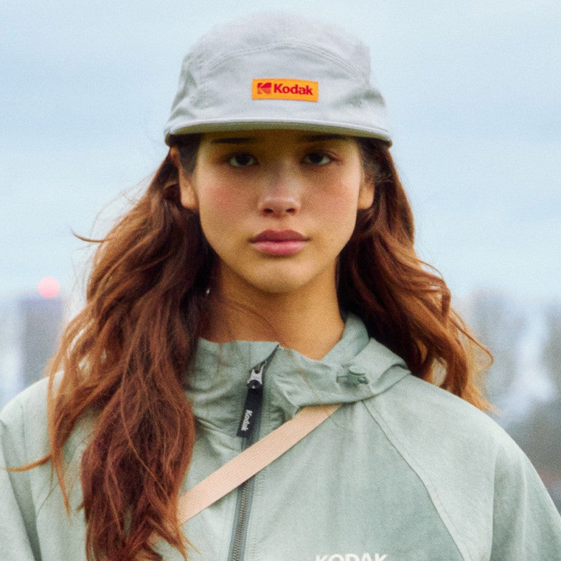 【WE ARE】Korea KODAK flat brim six-part cap K5143LCP64