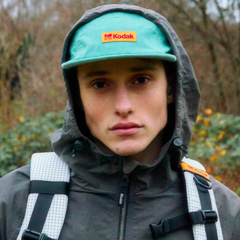 【WE ARE】Korea KODAK flat brim six-part cap K5143LCP64