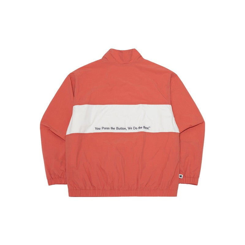 【WE ARE】Korea KODAK Kodak color matching large LOGO jacket K5123EJKQ1