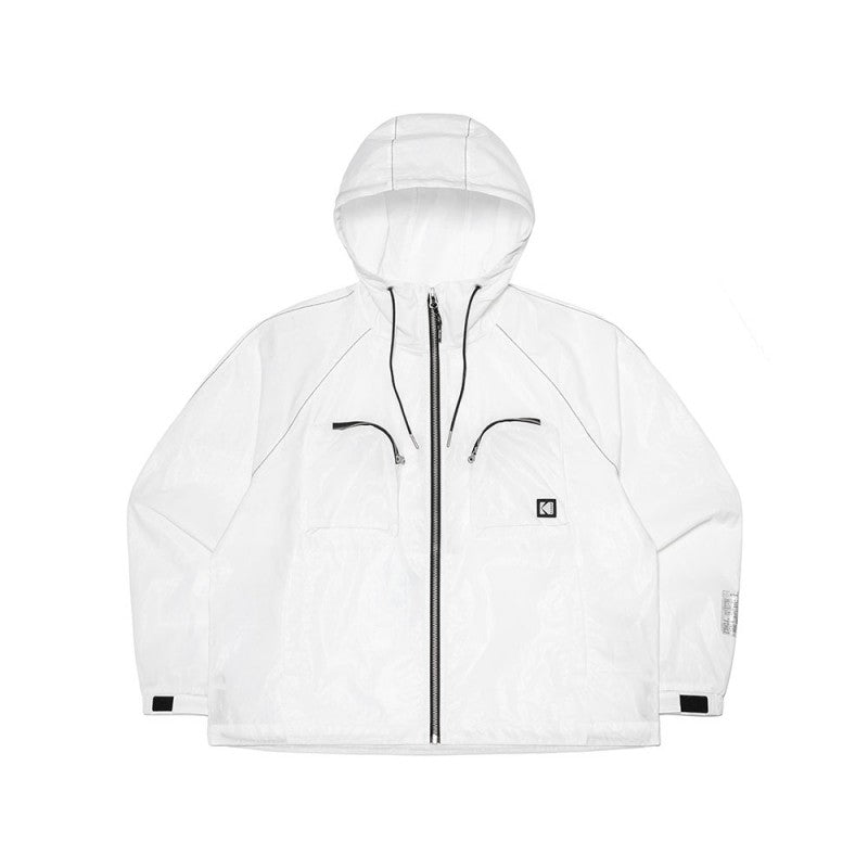 【WE ARE】Korea KODAK women's shiny sunscreen hooded jacket K5122LJK21