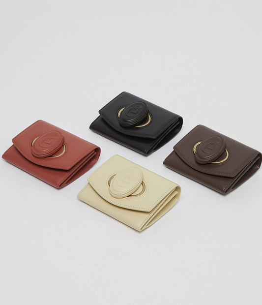 【WE ARE】Korea Archivepke Oval wallet OVADX25001