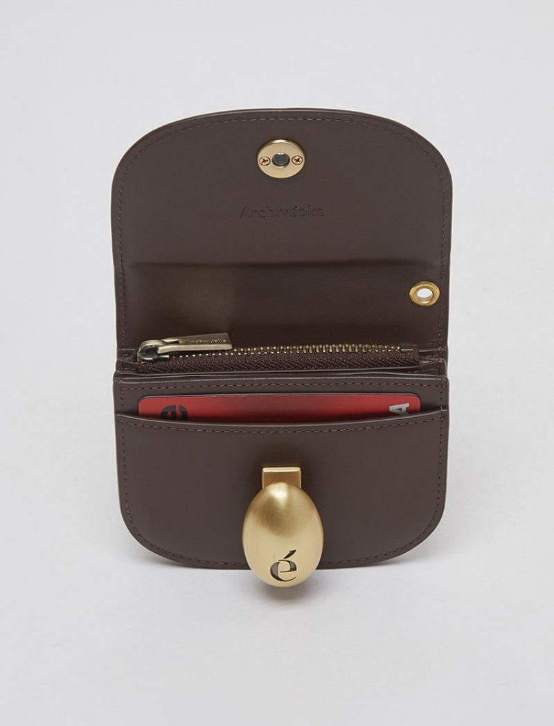 【WE ARE】韓國Archivepke Egg mini wallet 雞蛋扣皮夾OVADX24504