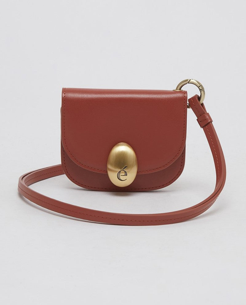 【WE ARE】Korea Archivepke Egg mini wallet Egg buckle wallet OVADX24504