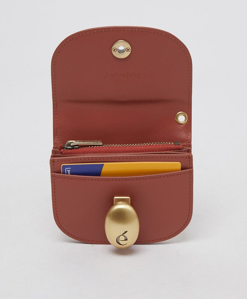 【WE ARE】韓國Archivepke Egg mini wallet 雞蛋扣皮夾OVADX24504