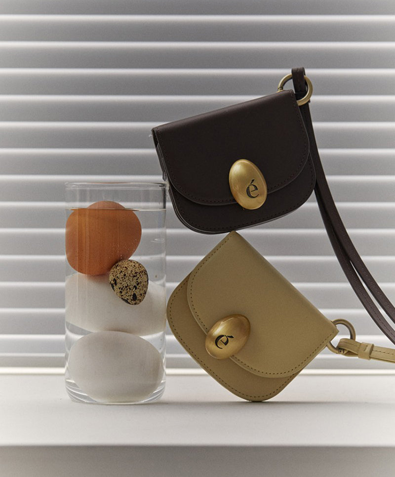 【WE ARE】韓國Archivepke Egg mini wallet 雞蛋扣皮夾OVADX24504