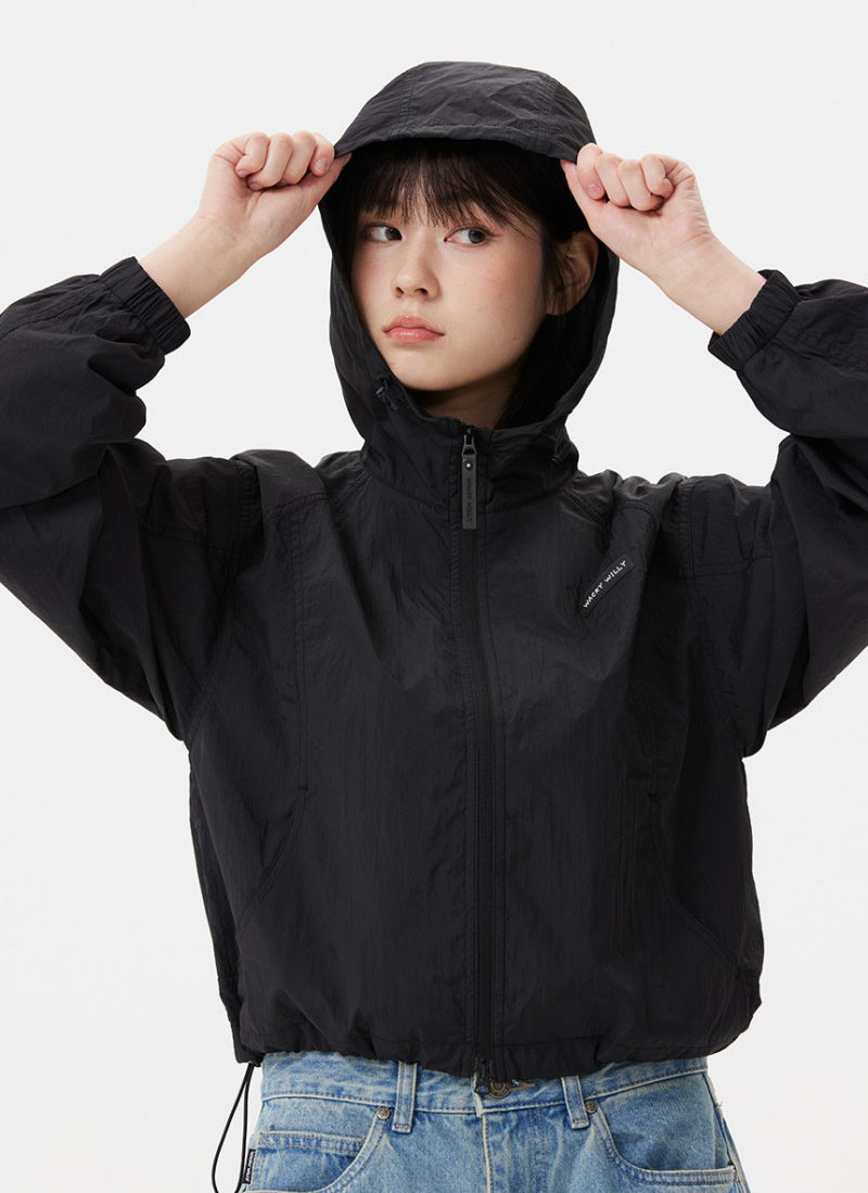 【WE ARE】Korean wacky Willy thin hooded jacket WA2502JK62
