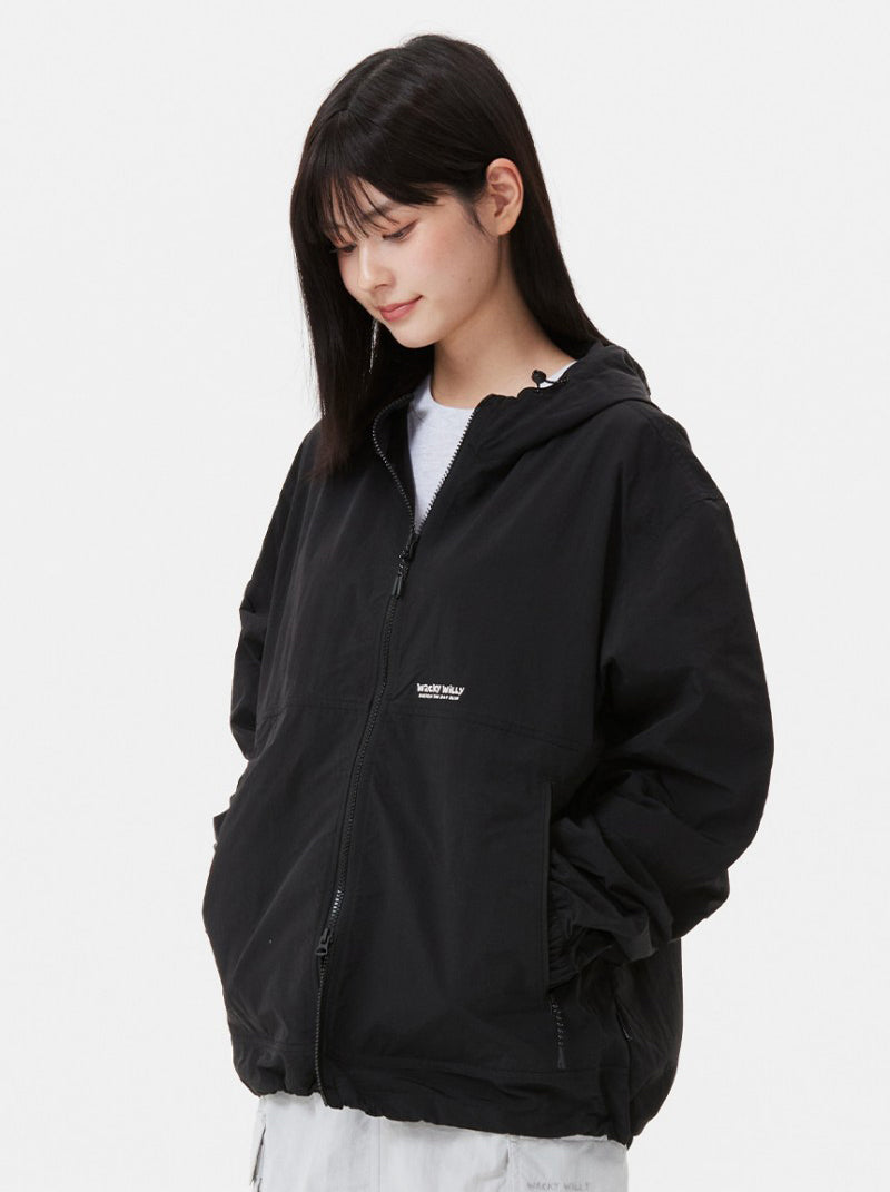 【WE ARE】Korean wacky Willy windproof hooded jacket WA2502JK11
