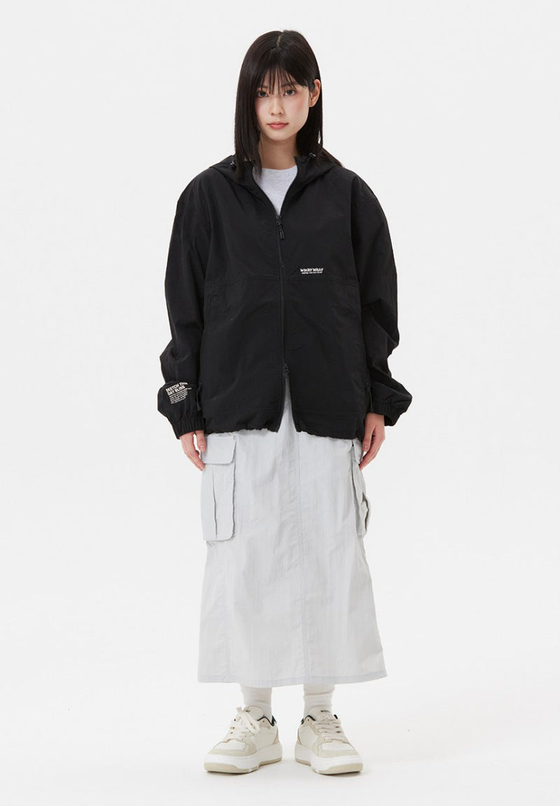 【WE ARE】Korean wacky Willy windproof hooded jacket WA2502JK11