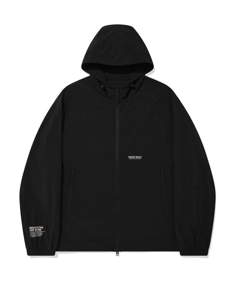 【WE ARE】Korean wacky Willy windproof hooded jacket WA2502JK11