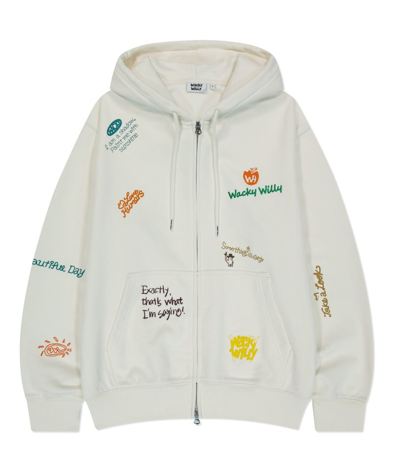 【WE ARE】Korean wacky Willy hooded jacket WA2501HZ14