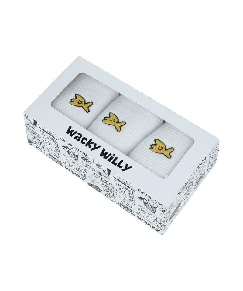 3 pairs【WE ARE】Korean wacky Willy socks WA2501TC14