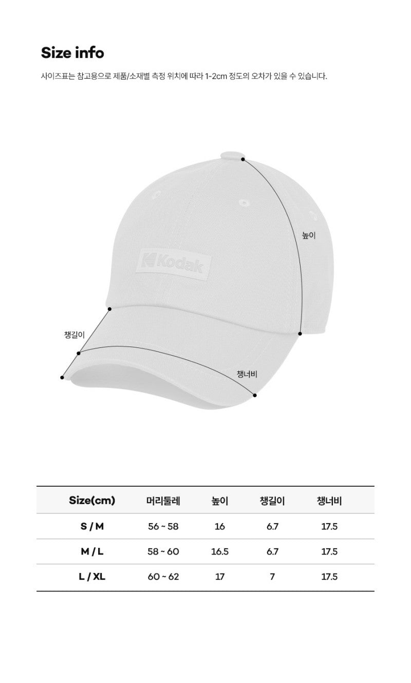 【WE ARE】韓國KODAK柯達 橫標棒球帽K5143LCP21/K5343LCP21
