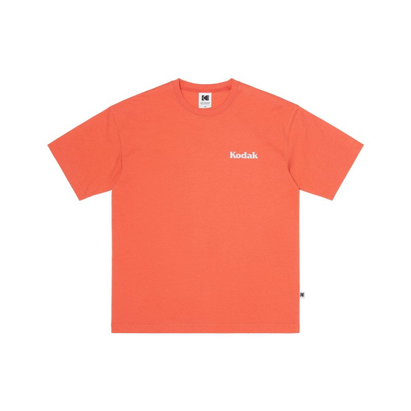 【WE ARE】Korea โกดัก Sinery Back Graphic short -sleeved T -shirt K5223LRS10