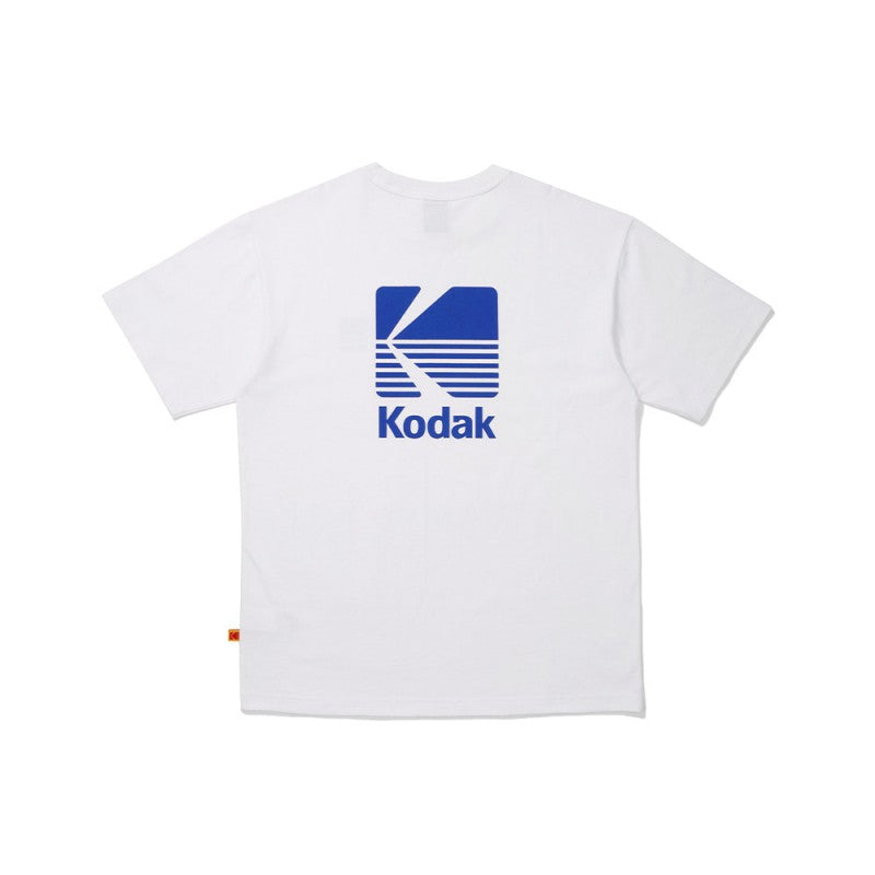 【WE ARE】Korea โกดัก Big logo cotton short -sleeved T -shirt K5223ERS36