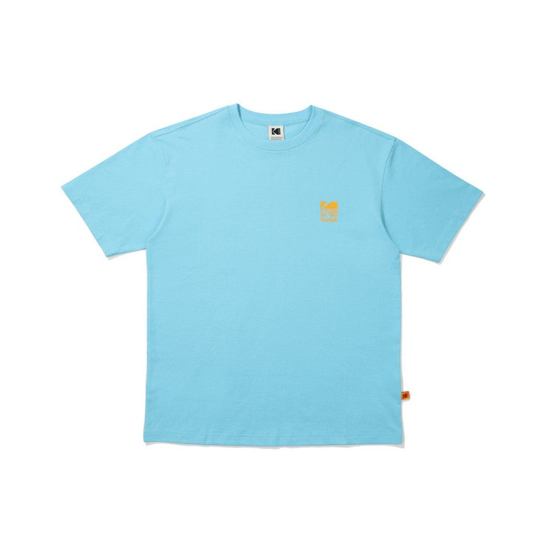 【WE ARE】Korea โกดัก Big logo cotton short -sleeved T -shirt K5223ERS36