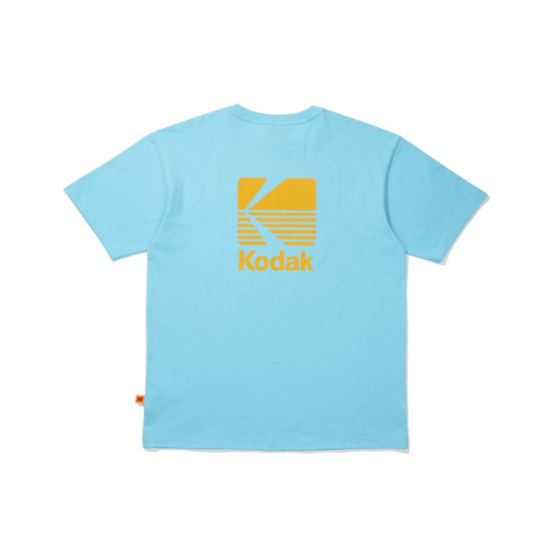 【WE ARE】Korea โกดัก Big logo cotton short -sleeved T -shirt K5223ERS36