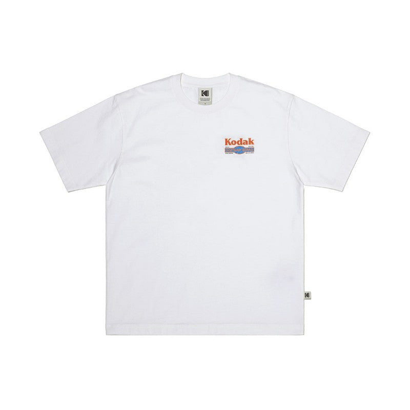 【WE ARE】Korea โกดัก Recipe snowwashing short -sleeved T -shirt K5223LRS11