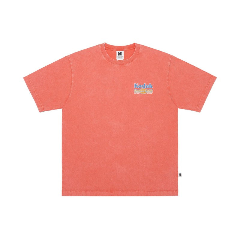 【WE ARE】Korea โกดัก Recipe snowwashing short -sleeved T -shirt K5223LRS11