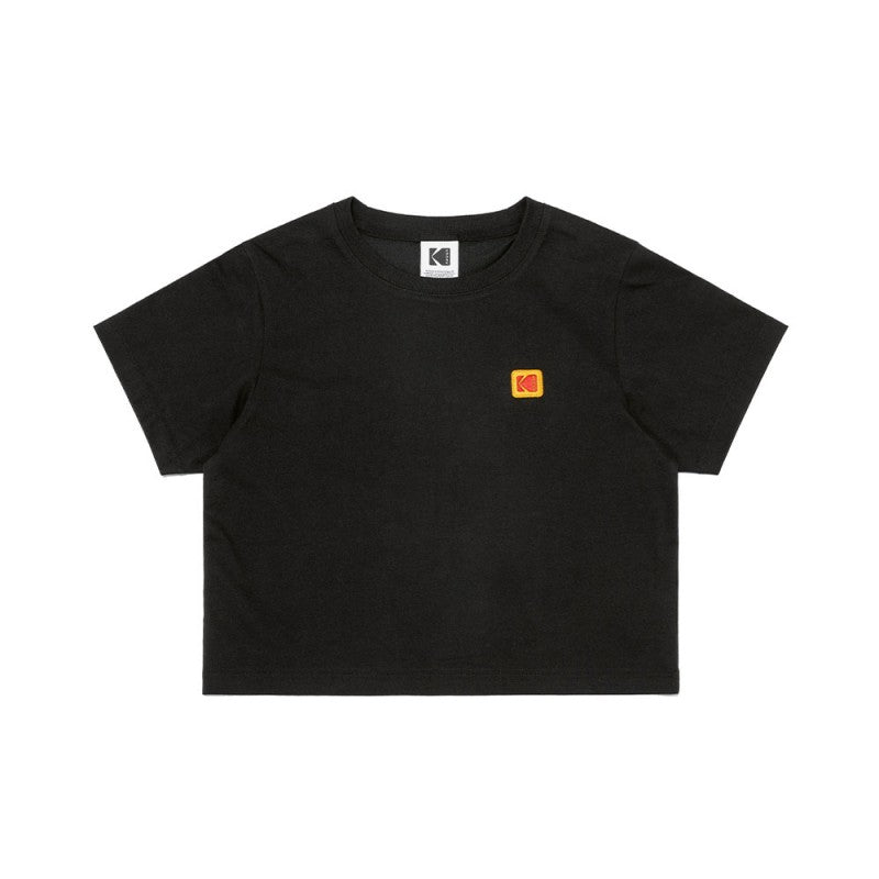 【WE ARE】Korea โกดัก Signature logo Asin short -sleeved T -shirt woman K5222ERS34