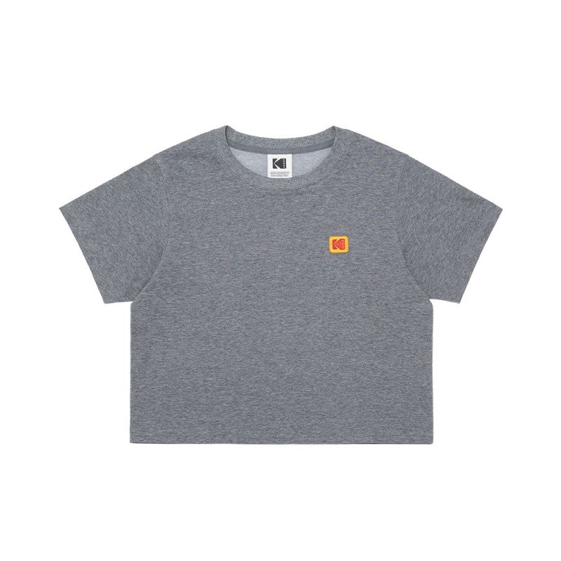 【WE ARE】Korea โกดัก Signature logo Asin short -sleeved T -shirt woman K5222ERS34