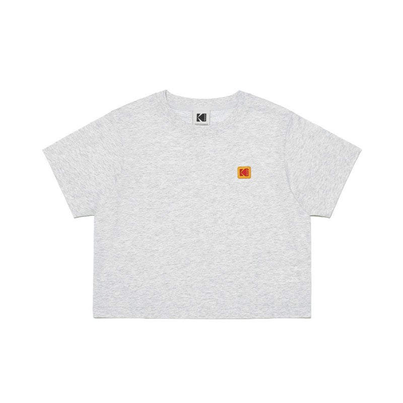 【WE ARE】Korea โกดัก Signature logo Asin short -sleeved T -shirt woman K5222ERS34