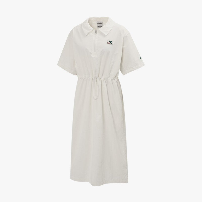 【WE ARE】Korea Diadora short-sleeved long dress D5222LOP51