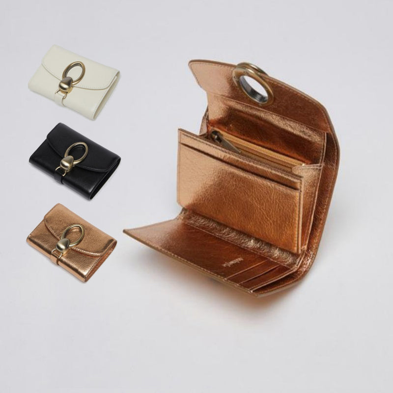 【WE ARE】Korea Archivepke Egg doughnut wallet short clip OVADX25009