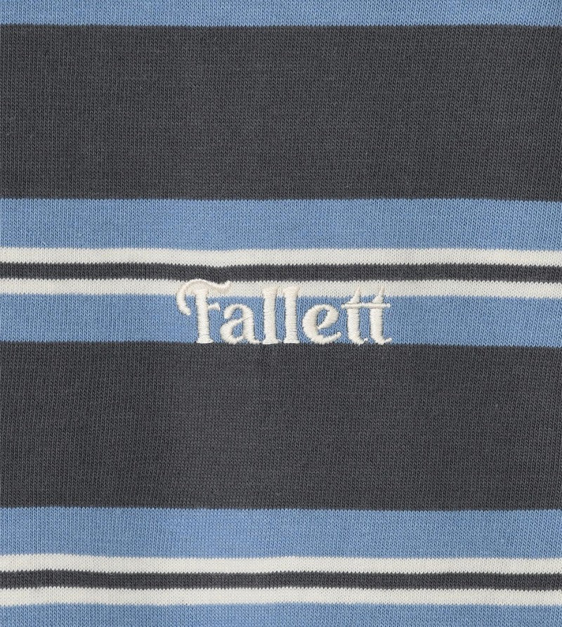 【WE ARE】Korea Fallett striped long-sleeved T-shirt top FA2501LT01