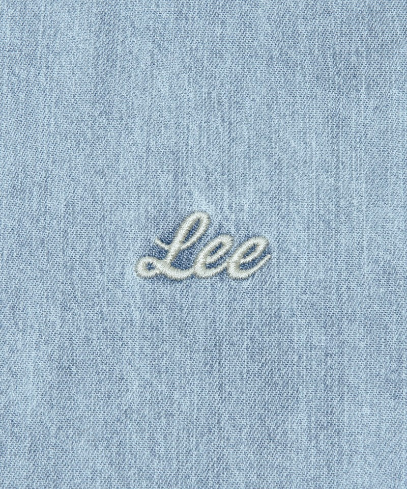 女款【WE ARE】韓國LEE 短版牛仔襯衫LE2502SS62