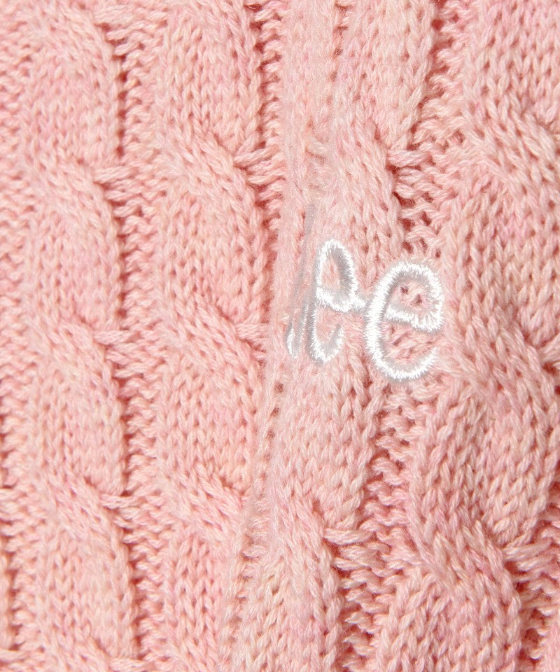 女款【WE ARE】韓國LEE 麻花針織短袖T恤LE2502KT63