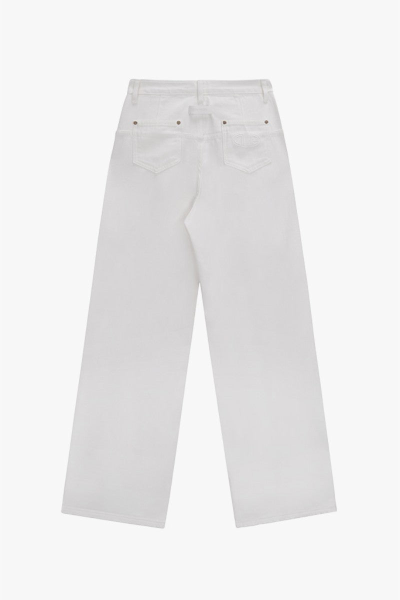 【WE ARE】韓國DONTBELATE打摺牛仔落地寬褲