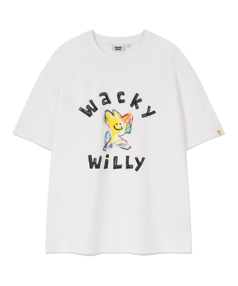 【WE ARE】韓國wacky Willy 水彩短袖T恤WA2502ST07