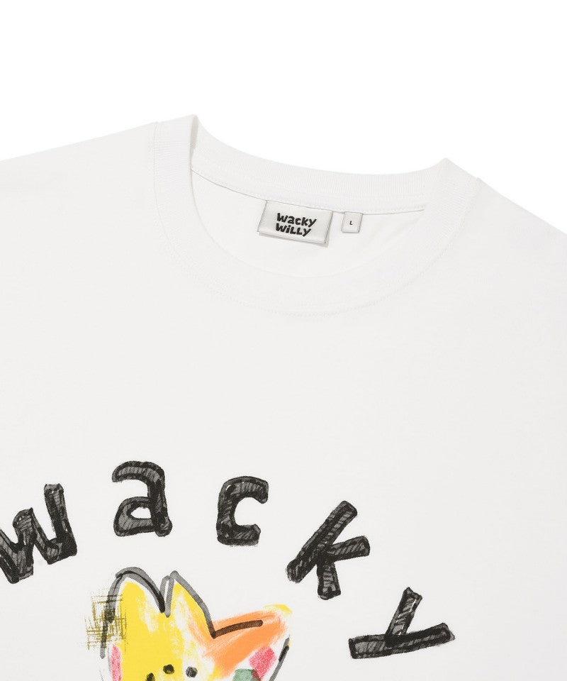 【WE ARE】韓國wacky Willy 水彩短袖T恤WA2502ST07
