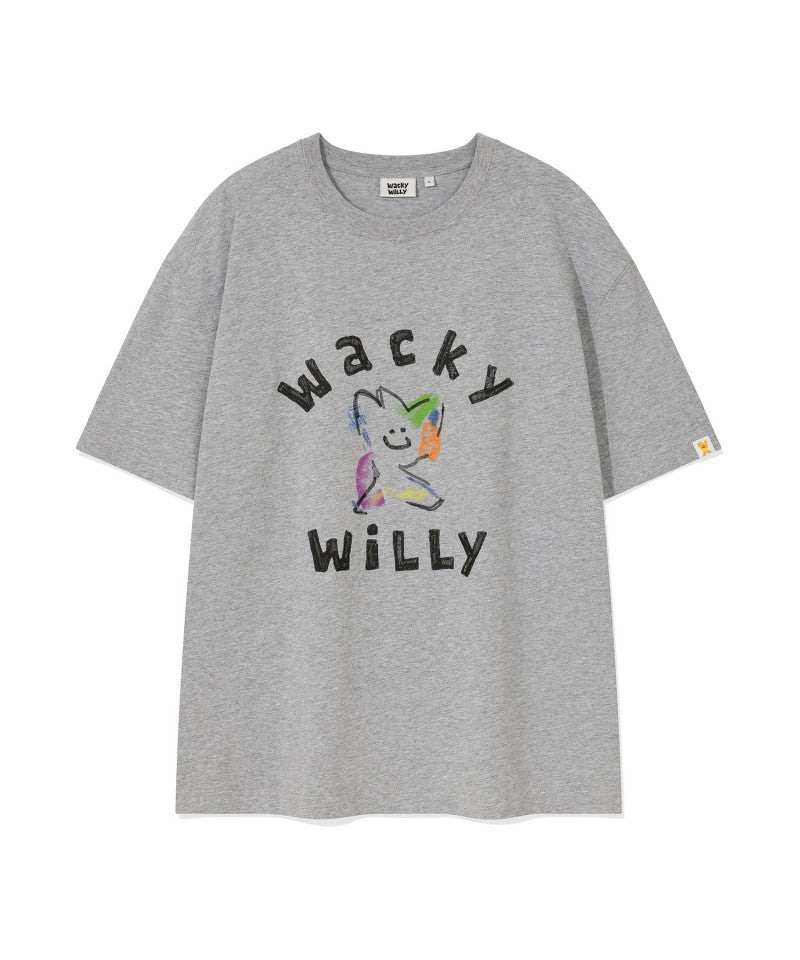 【WE ARE】韓國wacky Willy 水彩短袖T恤WA2502ST07