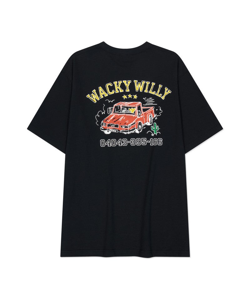 【WE ARE】韓國wacky Willy 復古汽車短袖T恤WA2502ST08